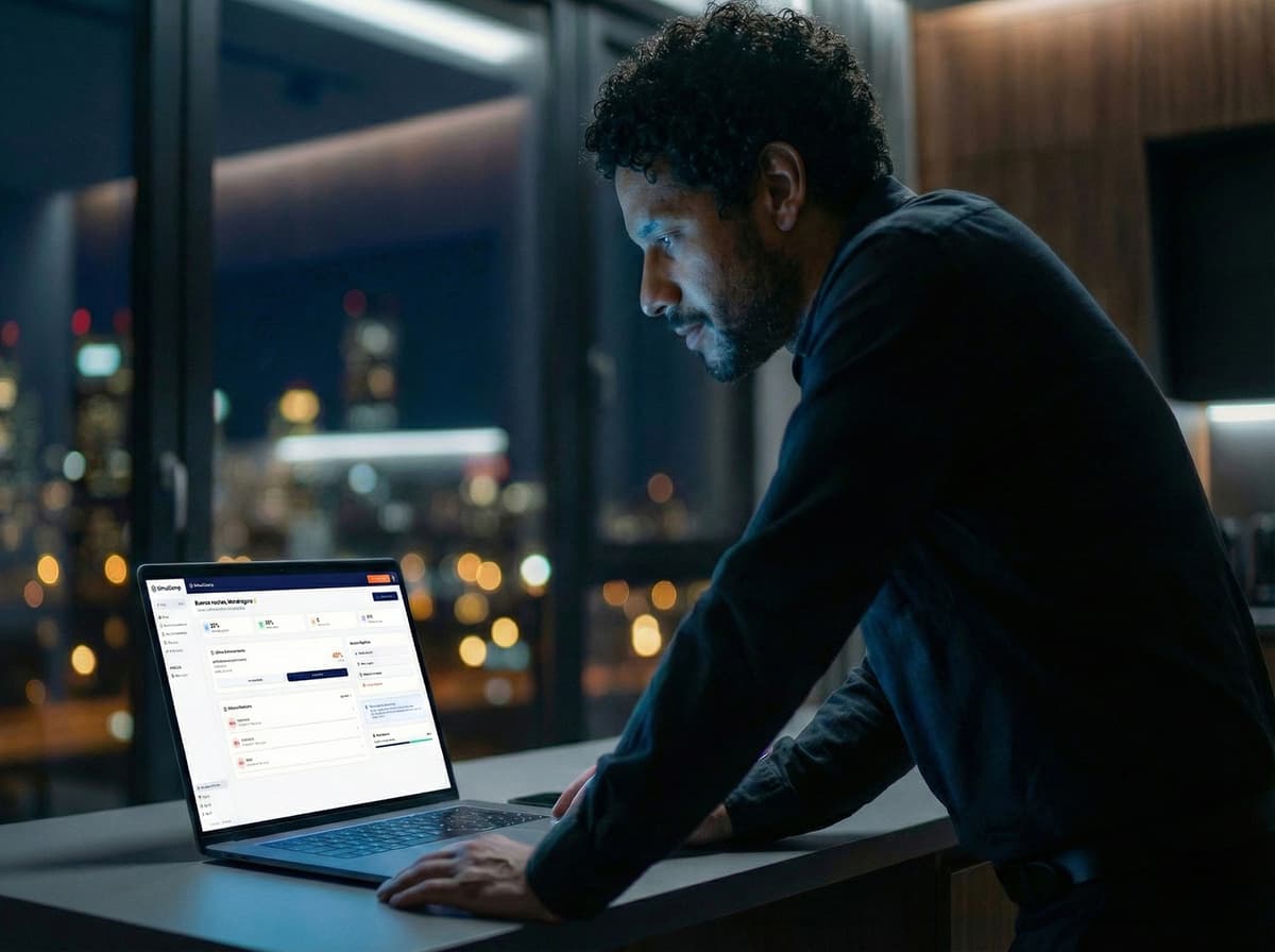 Vista previa del panel de control